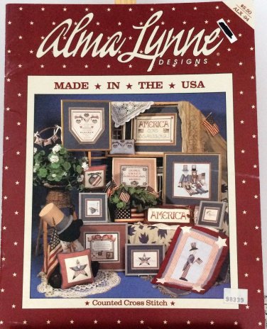 Alma Lynne Designs ALX 94 Made in the USA Patriotic Counted Cross Stitch