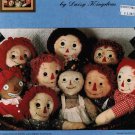 Daisy Kingdom Iron on Transfer Vintage Bear Collection Rag Dolls 6713