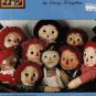 Daisy Kingdom Iron on Transfer Vintage Bear Collection Rag Dolls 6713