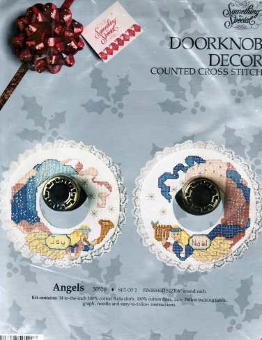 Something Special Doorknob Decor Angels Cross Stitch Kit