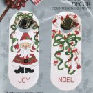 Something Special 50519 Doorknob Decor Santa & Candy Canes Cross Stitch Kit