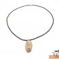 Product ID: 121     Seashell Necklace w/ Black beads