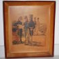 Antique H.A.Ogden American Military Litho Tin Wall Picture Tray Officer 1816-21