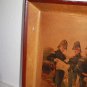 Antique H.A.Ogden American Military Litho Tin Wall Picture Tray Officer 1816-21