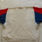 Vintage Oscar de la Renta White Red Blue Yellow Boucle Knit Sweater 6 M