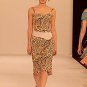Marc Jacobs Yellow Purple Silk Runway Skirt sz 10 M