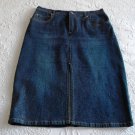 Sexy David Bitton BUFFALO JEANS Shimmering Denim Skirt 29 S M