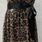 ABS Animal Print Dress by Allen Schwartz Cocktail Costume sz 6 New
