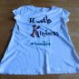 ABERCROMBIE Dress Girl Black Grey Jersey Wrap Full Skirt H&M White T-Shirt 10