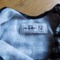 ABERCROMBIE Dress Girl Black Grey Jersey Wrap Full Skirt H&M White T-Shirt 10