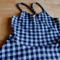 ABERCROMBIE Dress Girl Black Grey Jersey Wrap Full Skirt H&M White T-Shirt 10