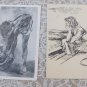 1962 USSR Russian Postcard after Italian Painter Renato Guttuso