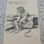 1962 USSR Russian Postcard after Italian Painter Renato Guttuso