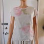 Italian DOUUOD Girl Women Silk Blouse Top sz 12 S Made in Italy
