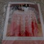 VICTORIAN Tuscany Hand Made Cotton Lace Tablecloth 45” Square New