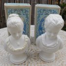 Vintage Avon 18th Century Classic Figurine Young Girl & Boy SONNET Cologne Box