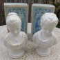 Vintage Avon 18th Century Classic Figurine Young Girl & Boy SONNET Cologne Box