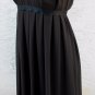 Vera Wang Chocolate Dark Brown Empire Cocktail Chiffon Dress S M New