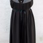 Vera Wang Chocolate Dark Brown Empire Cocktail Chiffon Dress S M New