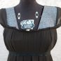 Vera Wang Chocolate Dark Brown Empire Cocktail Chiffon Dress S M New