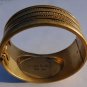 Nicole Miller New York Gold Plated Brass Enamel Cuff Bracelet