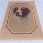 Antique 1920s Morris Bendien White Red Irish Setter Dog Convex Lithograph Litho
