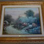 THOMAS KINKADE Olde Porterfield Tea Room Canvas COA 1991