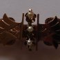 Antique Victorian Brooch 10K Rose Gold Pearl Bar Moving Center Rare