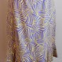Marc Jacobs Skirt Yellow Purple Silk Runway sz 10 M