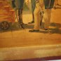 Antique Tin Tray H.A.Ogden American Military Litho Wall Picture Officer 1816-21