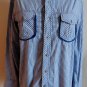 English Laundry Shirt Blaque Label Blue Plaid M New