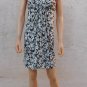 BCBG Dress New MAX AZRIA Black White Floral Empire Waist sz S