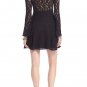 FREE PEOPLE Dress Little Short Black Lace Hey Hole Neckline XS New