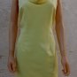 CYNTHIA STEFFE Yellow Jersey Dress 60s Style Stretchy sz M 6 8