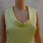 CYNTHIA STEFFE Yellow Jersey Dress 60s Style Stretchy sz M 6 8