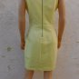 CYNTHIA STEFFE Yellow Jersey Dress 60s Style Stretchy sz M 6 8