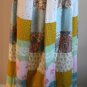 Vintage Long Skirt Country Peasant Bohemian Cotton Eyelet Lace sz S M Handmade