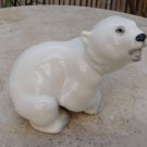 Vintage Russian LOMONOSOV LFZ Porcelain Polar Bear Figurine Russia