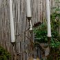 Antique French Porcelain Figurine Brass Candle Holder Candelabra Paris