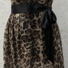 Animal Print Dress Halloween Costume ABS Allen Schwartz Cocktail 6 New Cheetah