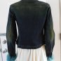 Italian MONTENAPOLEONE Denim Jacket Fur Trim Milan Italy 44 M