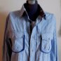 English Laundry Blue Shirt Blaque Label Plaid M New