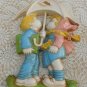 Vintage HOMCO Boy & Girl Young Love Wall Plaques Decor Home Interiors