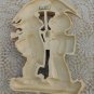 Vintage HOMCO Boy & Girl Young Love Wall Plaques Decor Home Interiors