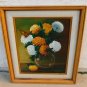 Laurie Ellen Werner Chrysanthemum Mums Oil Painting California Listed Artist Vin