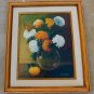 Laurie Ellen Werner Chrysanthemum Mums Oil Painting California Listed Artist Vin
