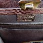 Vintage Brown Alligator Crocodile Lizard El Trebol Buenos Aires Bag