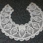 Vintage Removable Cream Crochet Lace Collar Dress