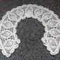 Vintage Removable Cream Crochet Lace Collar Dress
