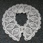 Vintage Removable Cream Crochet Lace Collar Dress